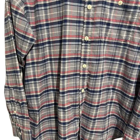 (Sold)VINEYARD VINES NWT Mens Slim Longshore Flannel Button Down Shirt, L - Picture 3 of 8